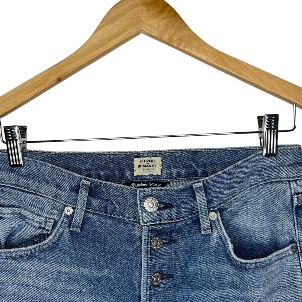 Citizens of Humanity Skyla Mid Rise Cigarette Jeans Caravan Wash Women’s Size 26 - Picture 6 of 13